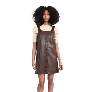 MOLLY BRACKEN  Women's Vegan Leather Jumper